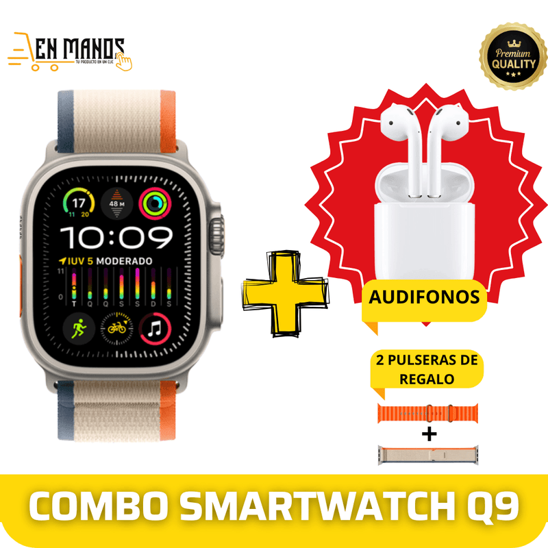 Combo Watch Q9 + Audifonos