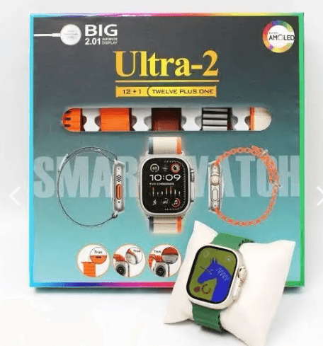 Smartwatch con 12 Correas Intercambiables + Audífonos de Regalo